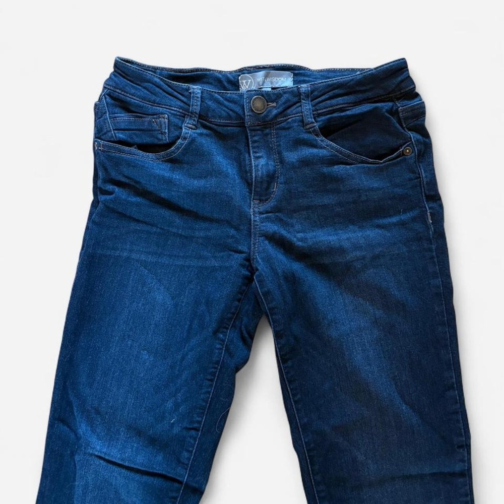 Wit & Wisdom Womens Dark Wash Skinny Jeans Size 4 - Picture 2 of 5